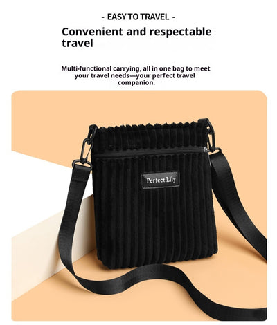 Bolsa Mensajero de Pana para Mujer - Estilo Casual y Funcional - Image 13