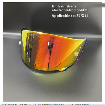 Lentes Electrochapados para Casco RYD - Set Completo con Protección Solar y Antivaho - Image 6