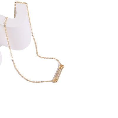 Dije de Circón con Clip Personalizado en Oro 14k - Collar Versátil - Image 5