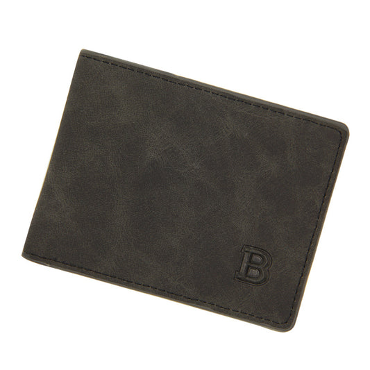 Billetera Vintage para Hombre con Acabado Esmerilado - Compacta y Elegante - Image 2