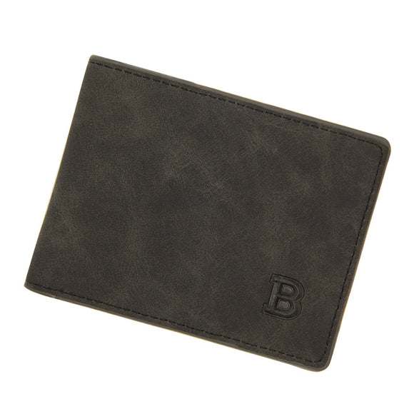 Billetera Vintage para Hombre con Acabado Esmerilado - Compacta y Elegante