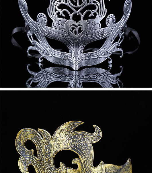 Máscara Plástica Vintage con Diseño Creativo para Fiestas de Halloween - Image 13