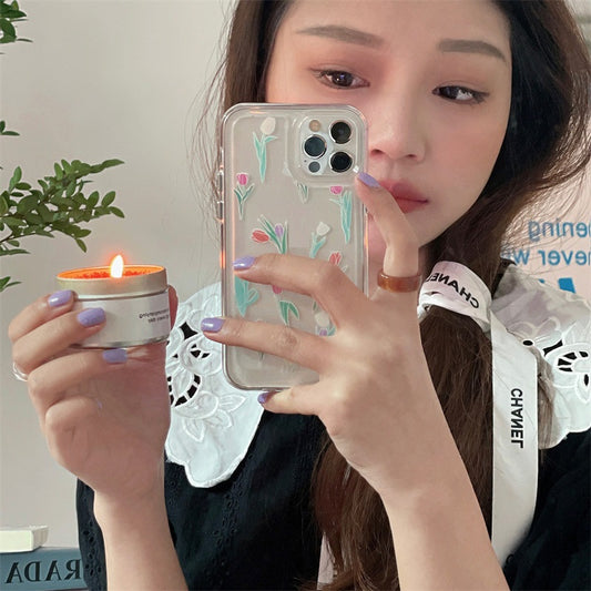 Funda Protectora para Teléfono con Diseño Tulipanes Primavera Verano - Image 2