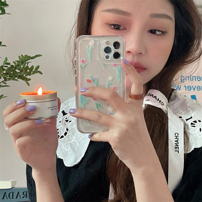 Funda Protectora para Teléfono con Diseño Tulipanes Primavera Verano - Image 2