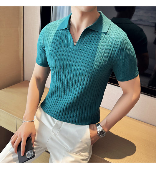Camiseta Polo Ligera de Manga Corta para Hombre - Image 25