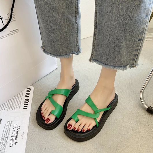 Sandalias Planas Verano Mujer Cómodo Suela Gruesa - Image 11
