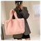 Bolso de Mano Grande Acolchado para Invierno - Capacidad Máxima para Mujer