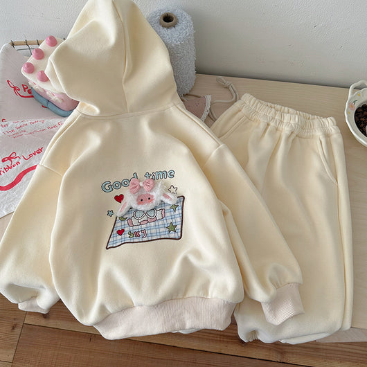 Conjunto Deportivo con Capucha y Pantalón Estampado - Image 15