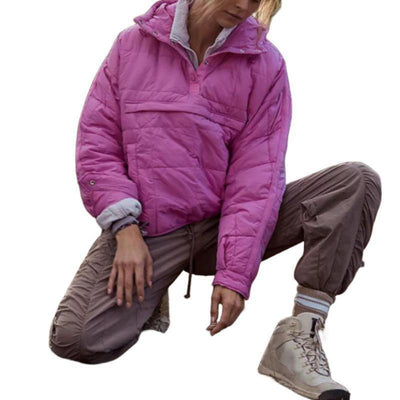 Abrigo de Algodón con Capucha para Mujer - Image 8