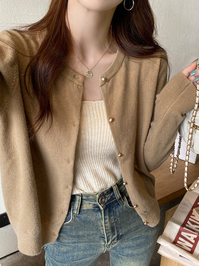 Cardigan Tejido Gris para Mujer - Abrigo Suéter Premium Otoño - Image 11