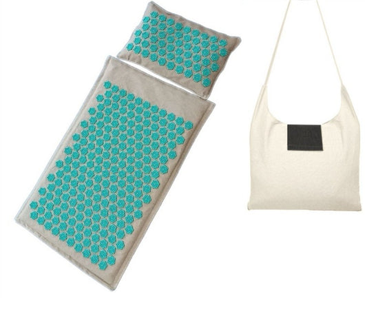 Tapete de Acupresión Loto Algodón y Lino para Yoga y Relajación - Image 14
