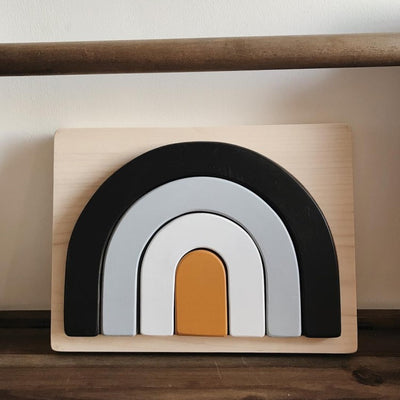 Bloques de Madera Arcoíris - Puzzle Educativo - Image 6