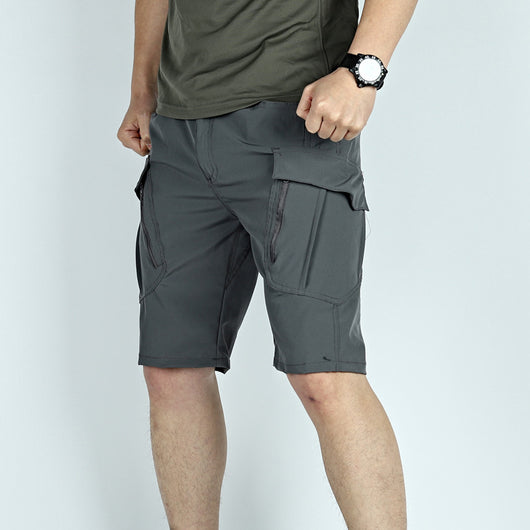 Pantalones Tácticos Cortos Transpirables Stretch IX9 - Secado Rápido - Image 4