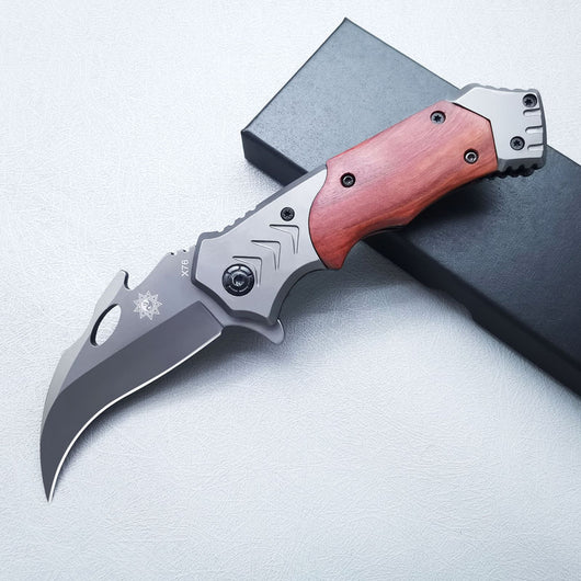 Cuchillo Táctico de Supervivencia con Garra de Alta Dureza
