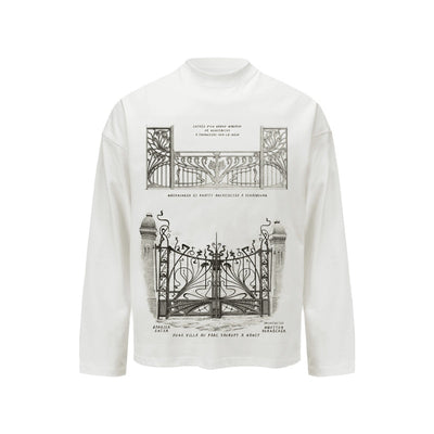 Playera Suelta de Algodón Puro para Hombre y Mujer - Manga Larga Primavera Otoño - Image 9