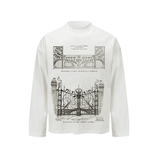 Playera Suelta de Algodón Puro para Hombre y Mujer - Manga Larga Primavera Otoño - Image 9