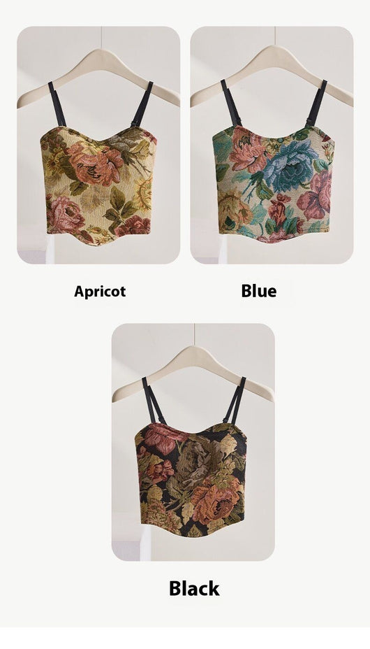 Bolso Sling Floral Vintage con Pliegues Elegantes - Image 8