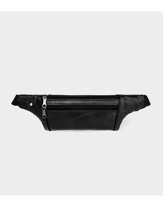 Riñonera Deportiva de Cuero Genuino para Hombre, Bolsa Invisible para Correr - Image 18