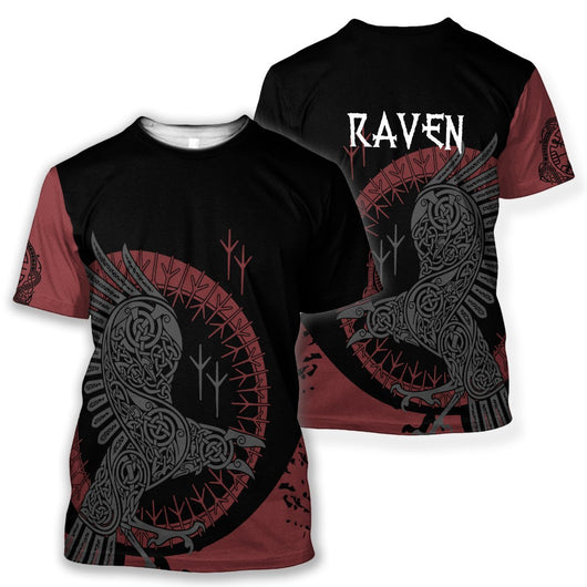Camiseta Vikinga con Impresión 3D Digital Personalizable para Hombre - Image 5