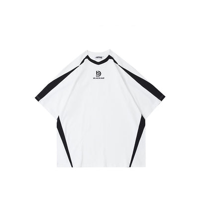 Playera Unisex Diseño Minimalista con Costuras Blanco y Negro - Image 6