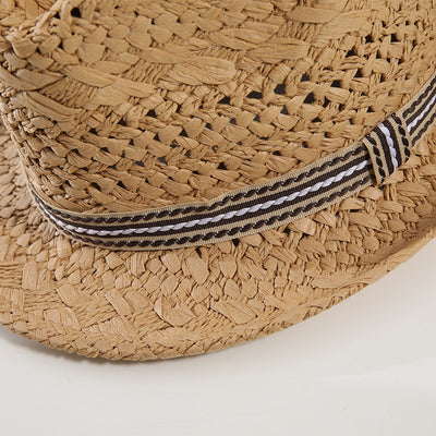 Sombrero de Paja Panamá para Padres e Hijos - Protección Solar Ceremonia Británica - Image 10