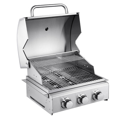 Asador de Gas Empotrable de Tres Quemadores en Acero Inoxidable - Image 4
