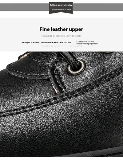 Zapatos Skateboard Cuero Talla Grande Estilo Retro Punching Confort Suave - Image 17