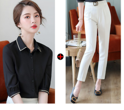 Blusa Corta de Gasa con Moño para Verano - Image 10