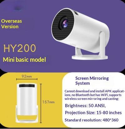 Proyector Portátil HY300 Plataforma Cloud Multiregional - Image 5
