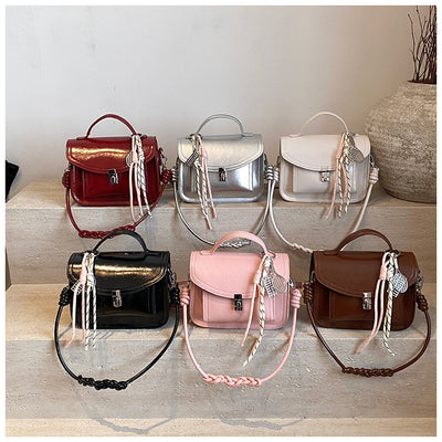 Bolso Bandolera Cuadrado Retro Portátil para Mujer - Image 30