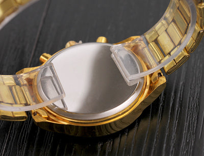 Reloj de Moda con Banda de Acero Aleado y Diamantes - Image 5
