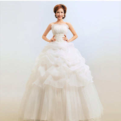 Vestido de Novia Corset Coreano Princesa Elegante