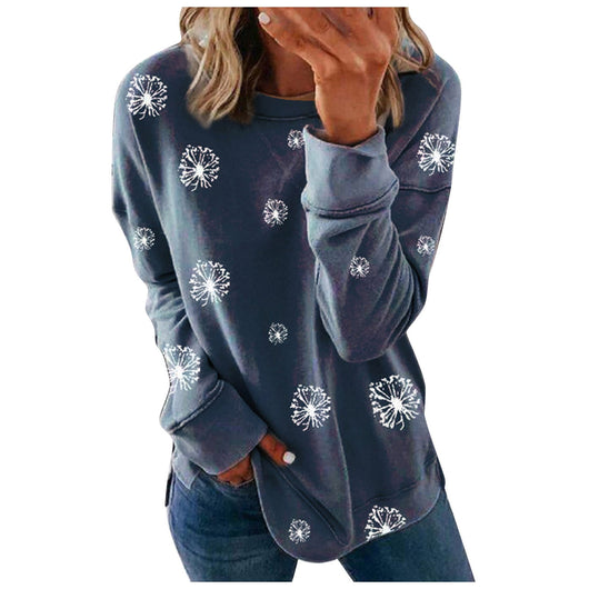 Sudadera Navideña Estampado Explosivo Cuello Redondo Manga Larga - Image 8
