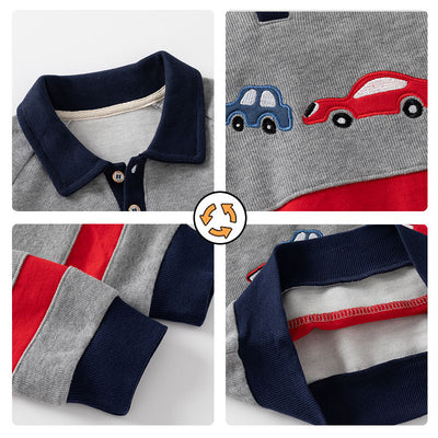 Camiseta Térmica Infantil Estampado Cartoon - Abrigo Suave y Cómodo para Otoño - Image 15