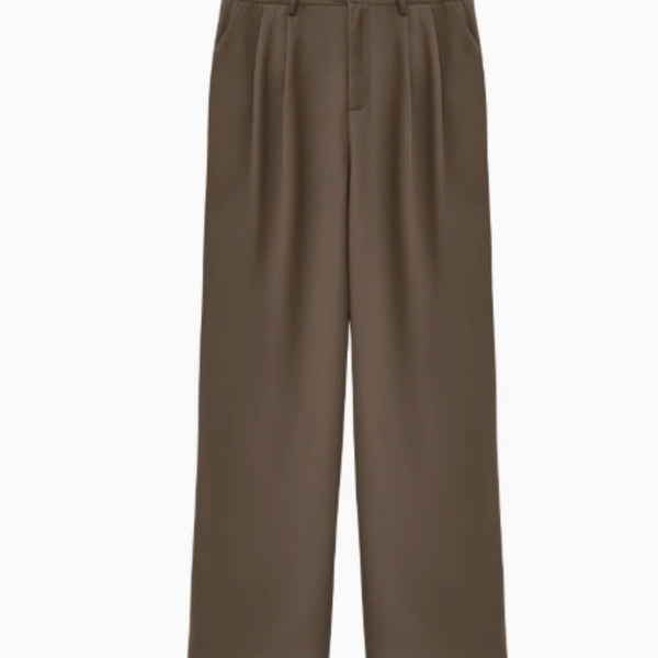 Pantalones Casuales Otoñales para Mujer con Corte Holgado y Caída Elegante - Image 4