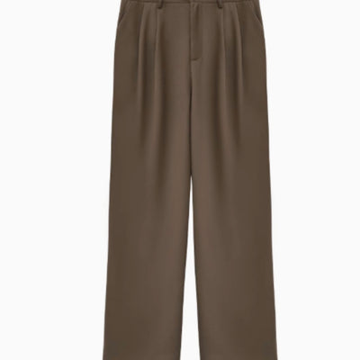 Pantalones Casuales Otoñales para Mujer con Corte Holgado y Caída Elegante - Image 4