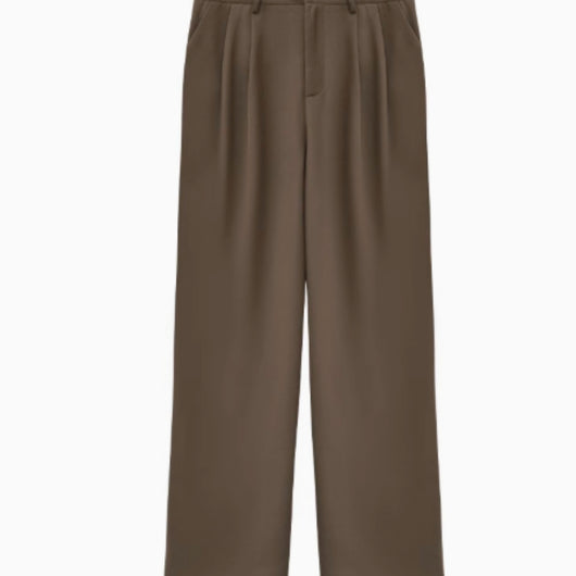 Pantalones Casuales Otoñales para Mujer con Corte Holgado y Caída Elegante - Image 4