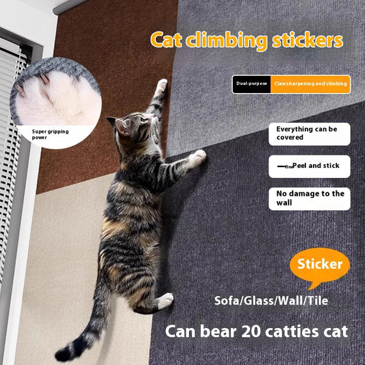 Milky White pet cat camping pad with a ribbed texture, made from wear-resistant polyester.
