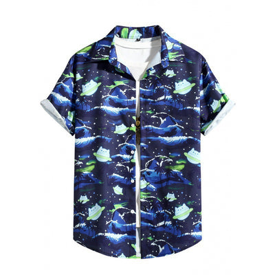 Camisa Suelta de Playa para Hombre - Manga Corta y Cómoda - Image 5
