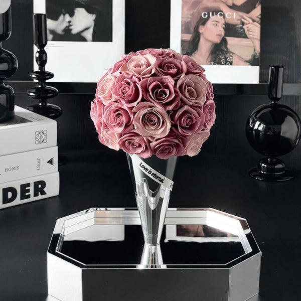 Aretes de Acrílico Floral Helado Rosa - Joyería Creativa