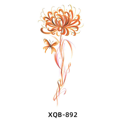 Tatuaje Temporal de Flores Resistente al Agua para Hombre y Mujer - Image 18