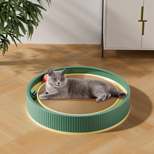 Rascador Grande de Cartón para Gatos con Juguetes - Protector de Muebles - Image 5