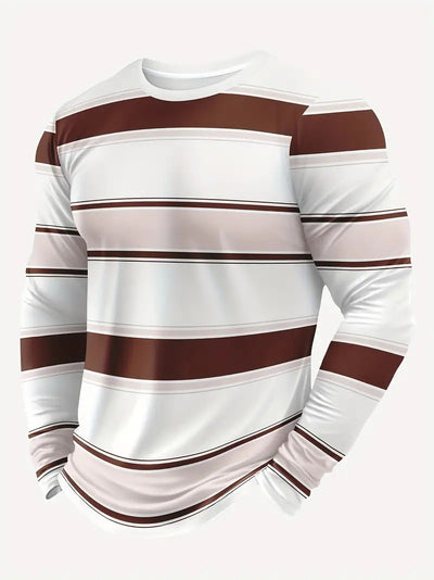 Camiseta Manga Larga Hombre Estilo Trendy Primavera Otoño - Image 9