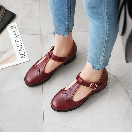 Zapatos de Verano Calados para Mujer con Tacón Bajo - Image 13