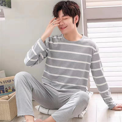 Pijama Largo para Hombre - Ropa de Casa Primavera y Otoño - Image 5