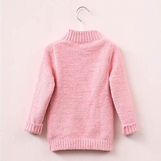 Suéter Tejido Infantil con Diseño de Amor - Pullover Moderno - Image 5