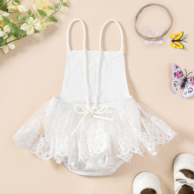 Vestido Princesa Niña con Encaje de Mariposas y Diadema - Image 11