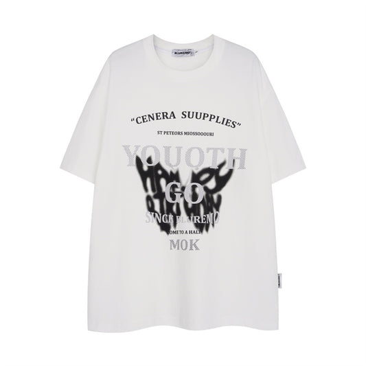 Playera Estampada con Mariposas para Hombre