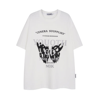 Playera Estampada con Mariposas para Hombre