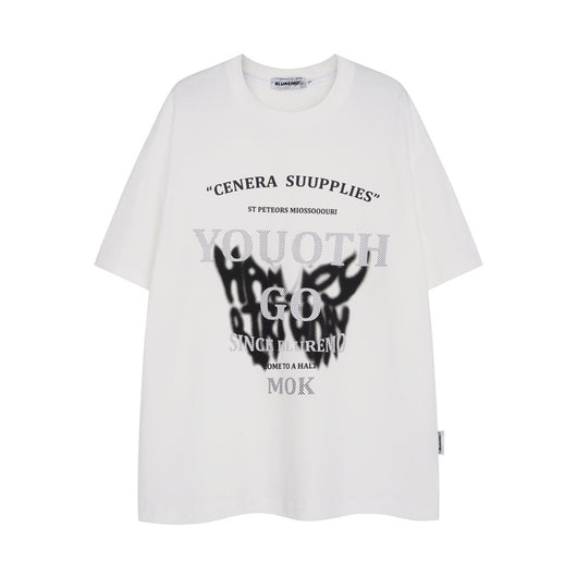 Playera Estampada con Mariposas para Hombre